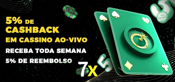 Promoções do cassino ao Vivo 7x